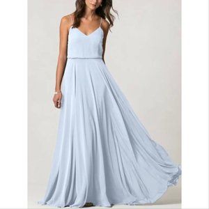 BHLDN, Jenny Yoo, Inesse Dress in Whisper Blue, Size 4
